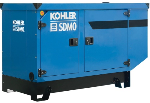 Дизельный генератор (ДГУ) SDMO J66K в кожухе в Новосибирске