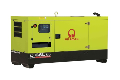 Дизельный генератор (ДГУ) PRAMAC GSW80P в кожухе в Новосибирске