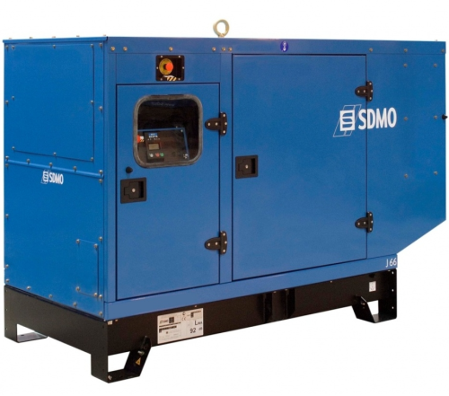 Дизельный генератор (ДГУ) SDMO J88K с АВР в кожухе в Новосибирске